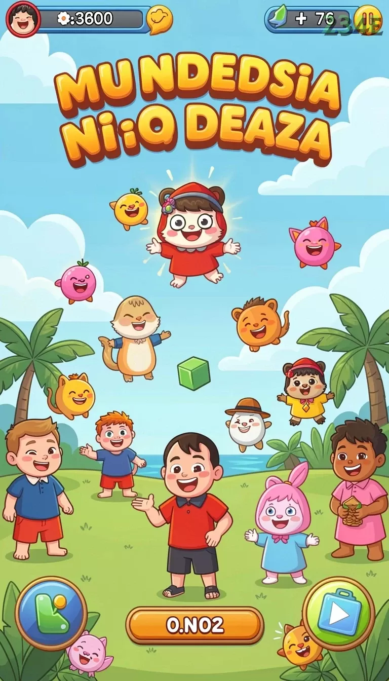 Cuplikan layar OKJK — menu navigasi