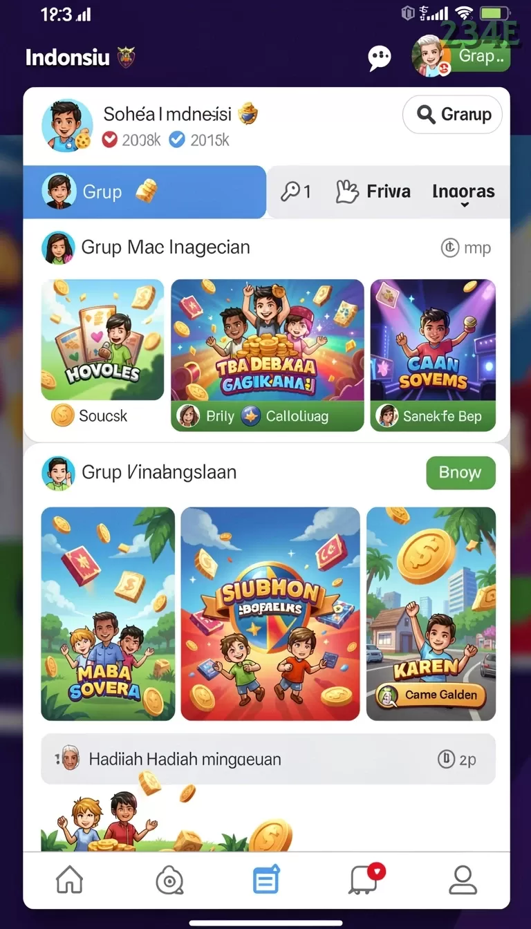 Cuplikan layar OKJK — halaman utama